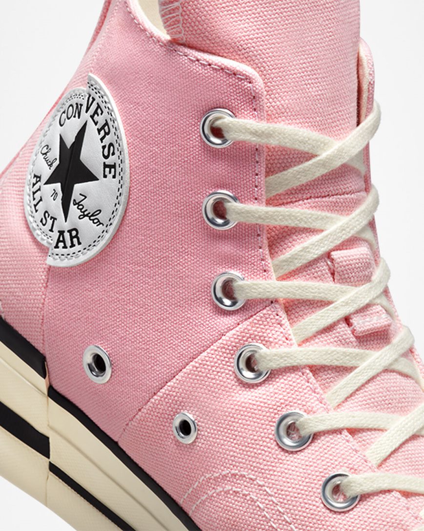 Men's Converse Chuck 70 Plus High Top Shoes Orange Pink | AU 59EC6V